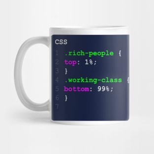 CSS Rich People - Working Class Mug